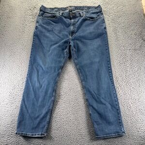 Ridgecut Toughwear Jeans Mens 42x30 Blue Cotton Denim Straight Workwear Stretch